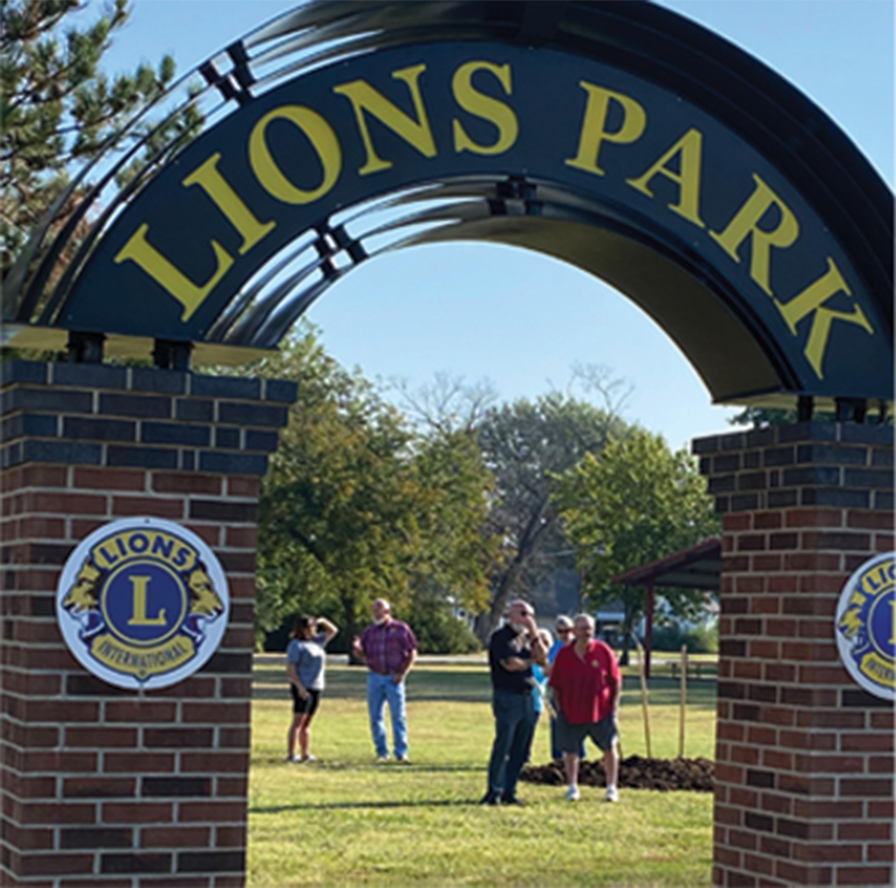 Friends of Dewey Parks Arch with Crew