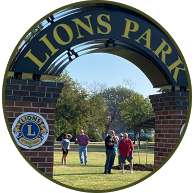 Lions Park About Us Button